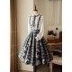 Forest Wardrobe Persimmon Orange Cat Blouse Vest and Skirt(Full Payment Without Shipping)